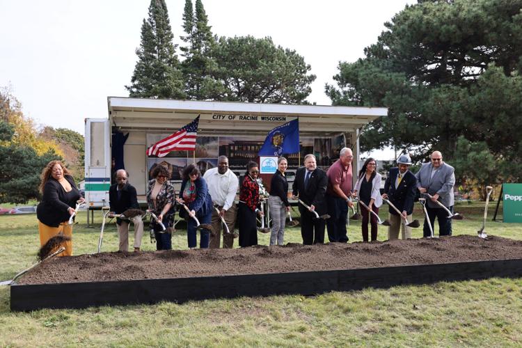 Racine officials celebrate groundbreaking